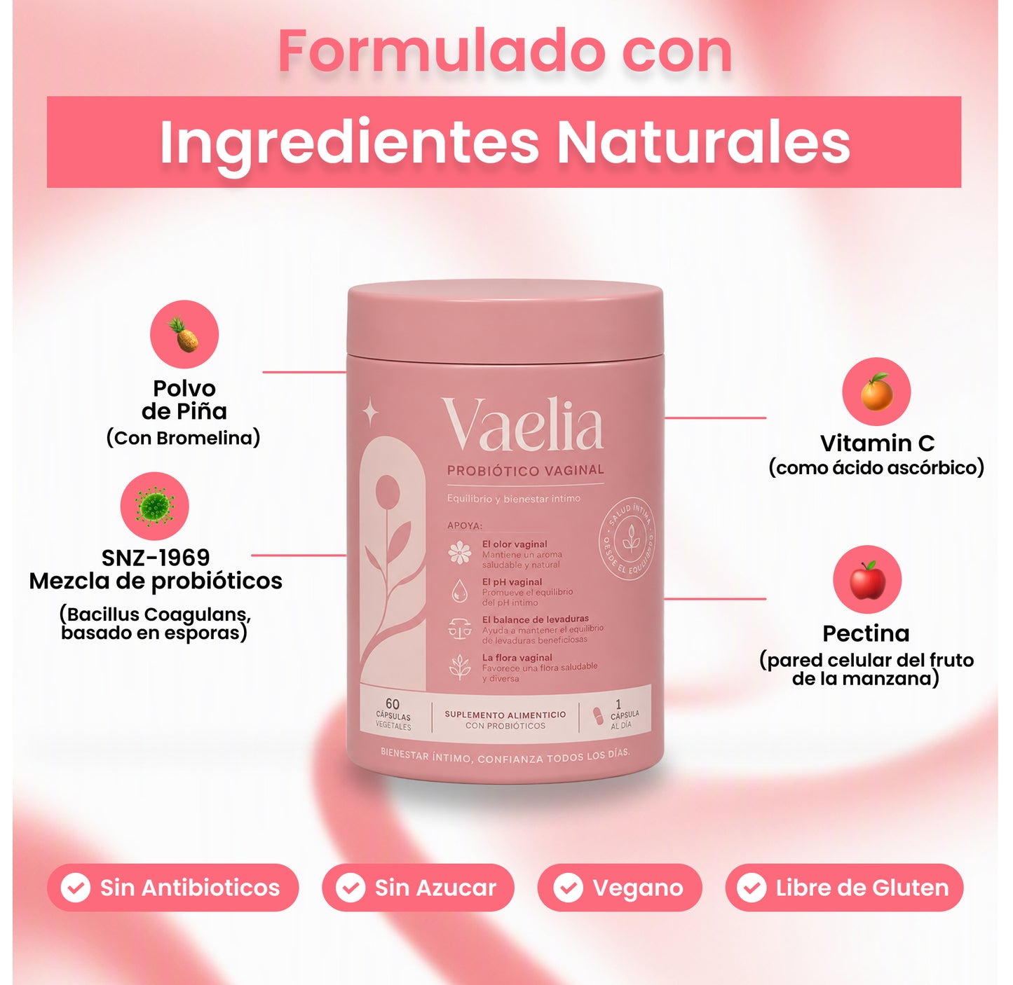 Vaelia® Probioticos Vaginales