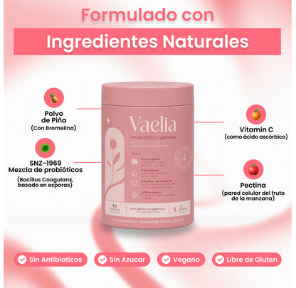 Vaelia® Probioticos Vaginales