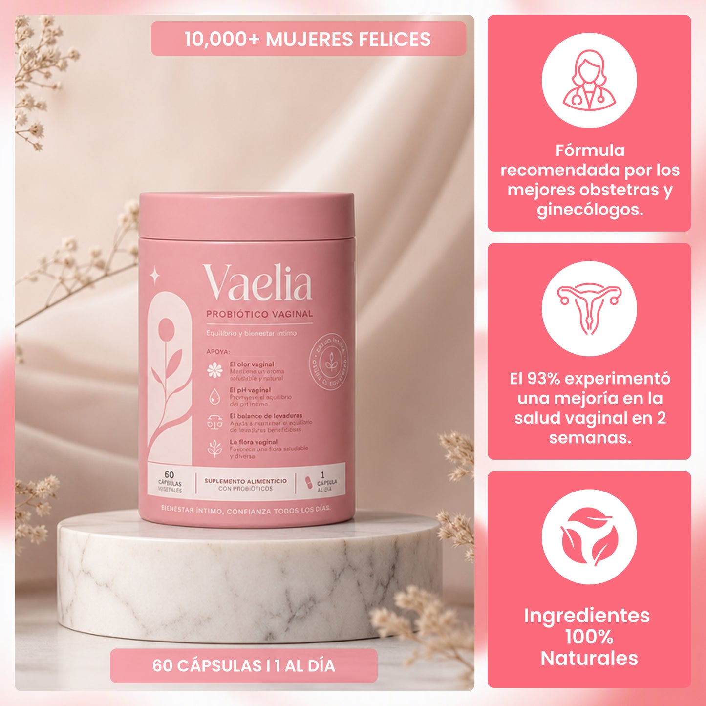 Vaelia® Probioticos Vaginales